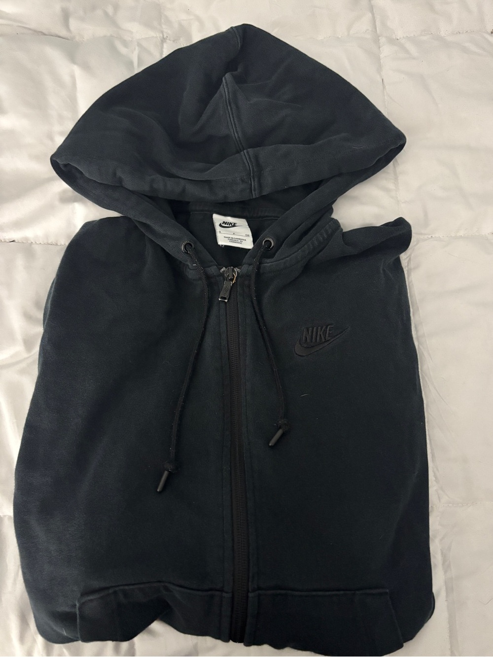 Nike Black Full-Zip Hoodie